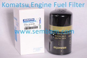 High Performance Engine Fuel Filter for Komatsu Excavator/Loader/Bulldozer