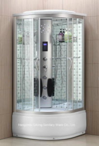 Shower Cabin Home Sliding Shower Bathroom with Anti-Explosion Coating